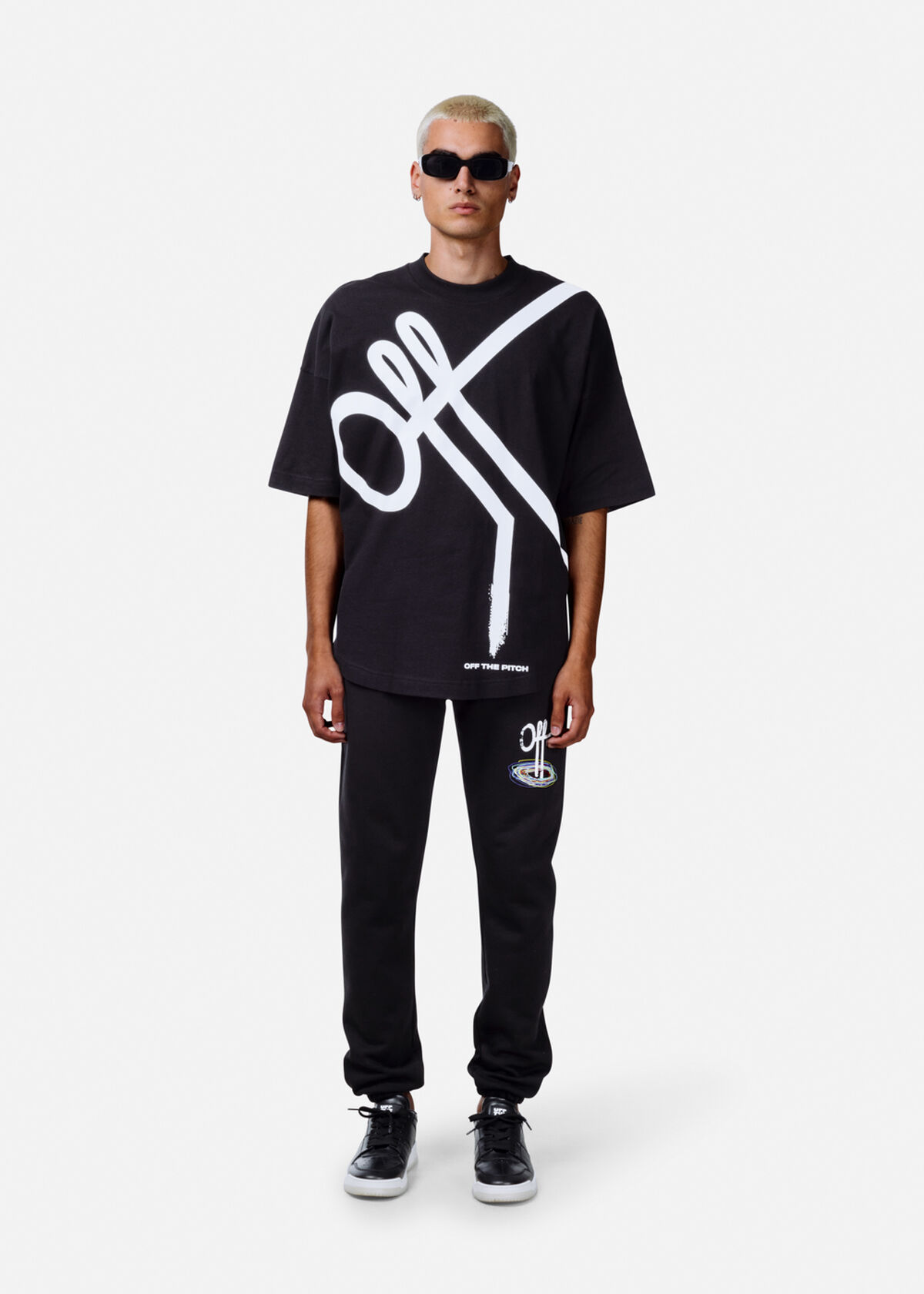 Direction Oversized Tee Unisex, Black, hi-res