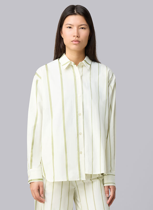 Asymmetric Striped Sora Shirt