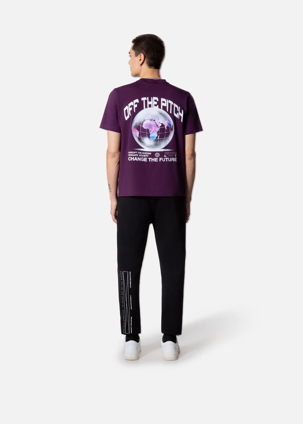Globe Regular Tee, Wine, hi-res