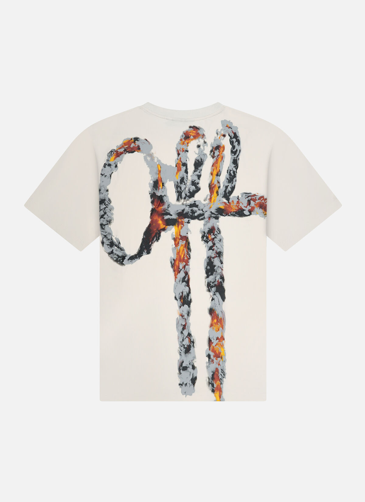 Smoke Regular Fit Tee, Off white, hi-res