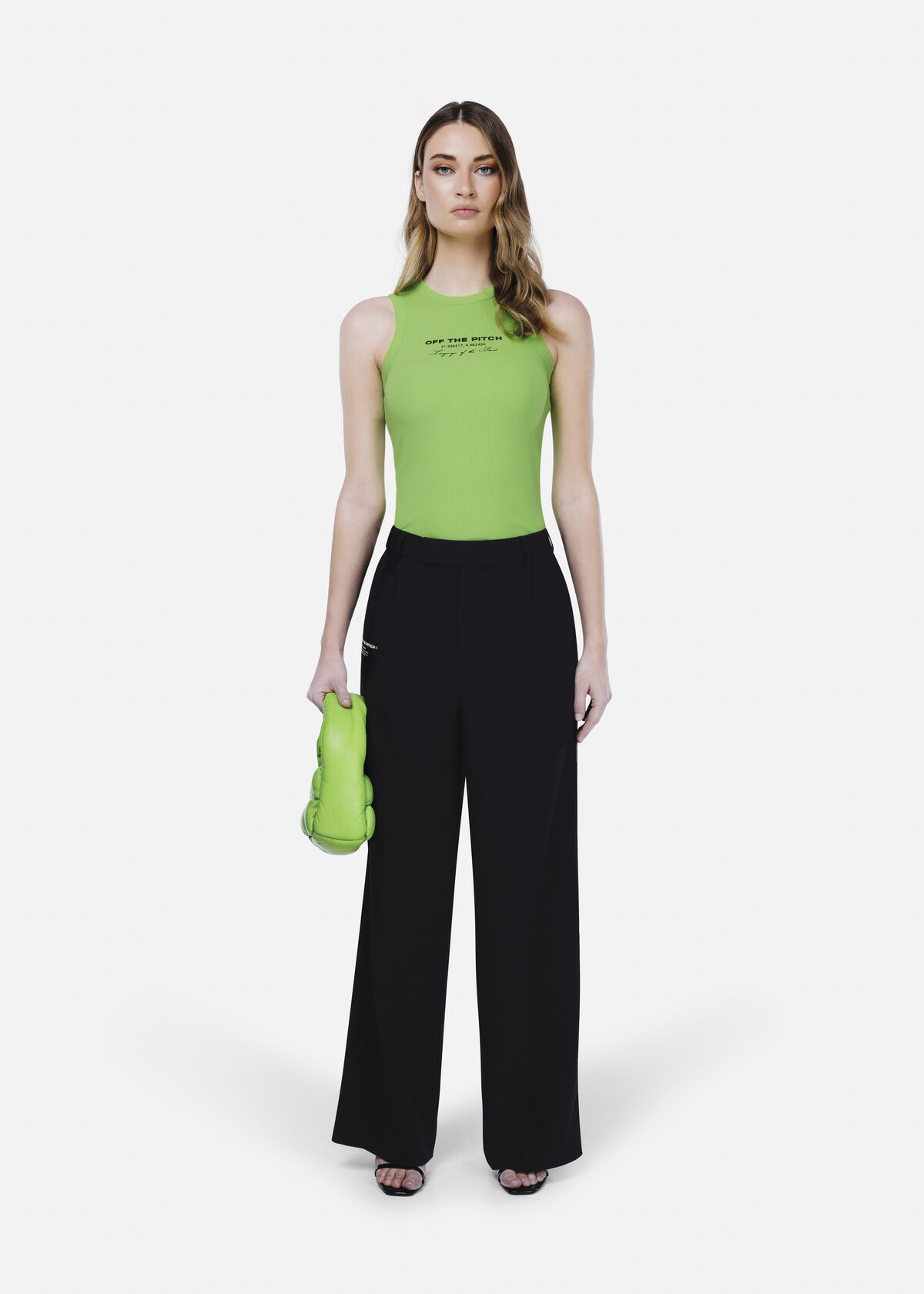 WMNS Rib Tanktop, Lime, hi-res