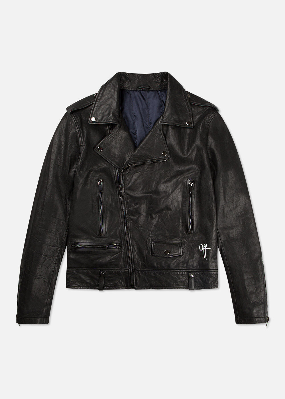 Used leather biker jacket shop
