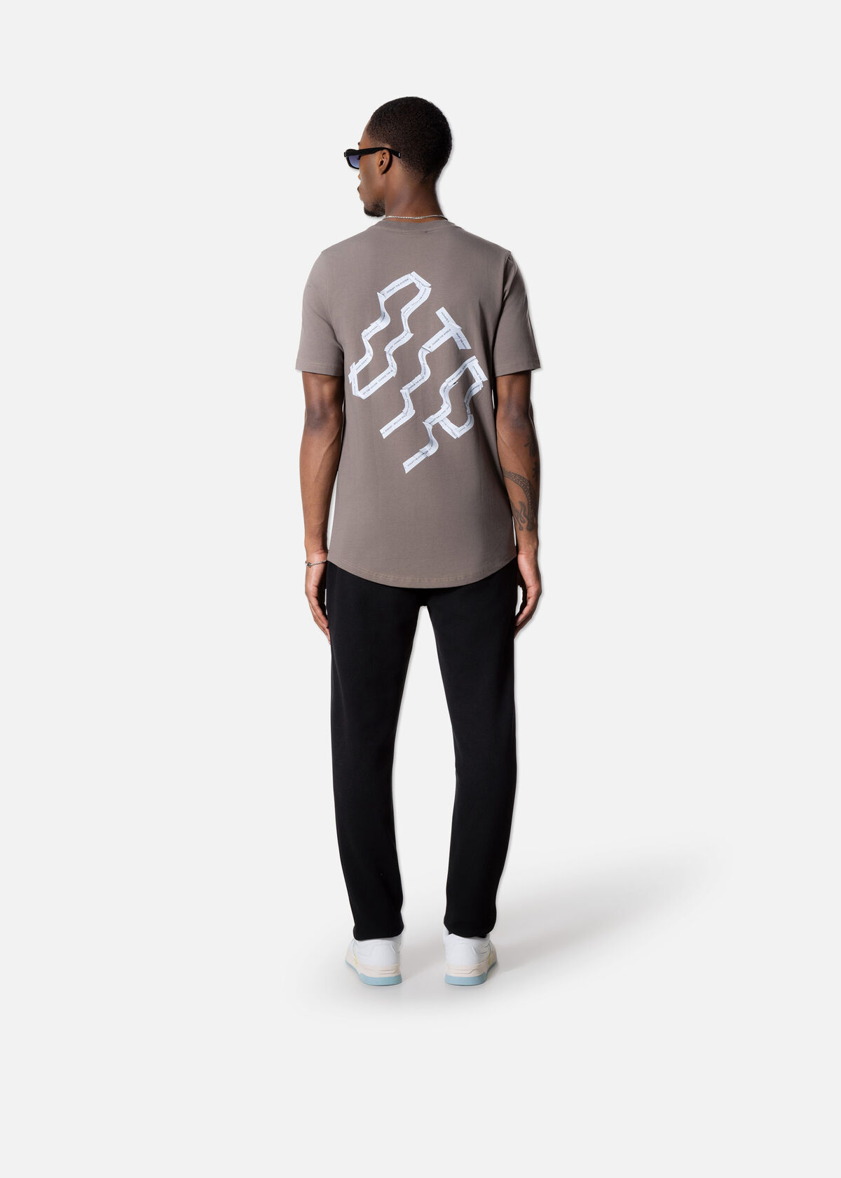 Triple Slim Fit Tee, Dark green, hi-res