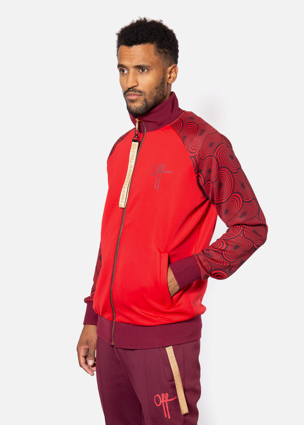 *p(R)ojectR® M5V Track Top adidas Men's Lifestyle Adicolor Woven Firebird Track Top