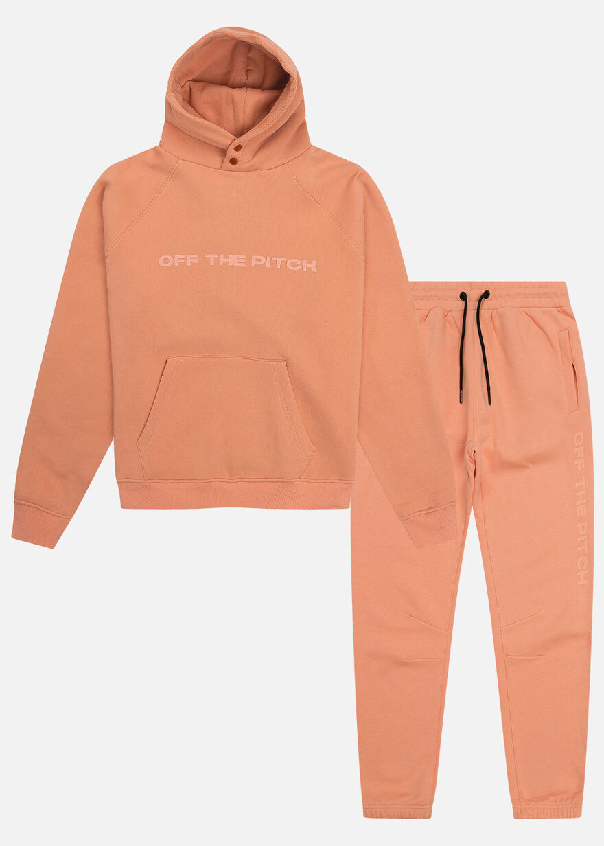Comfort Sweat Suit - 65% Cotton / 35% Polyester, Peach, hi-res