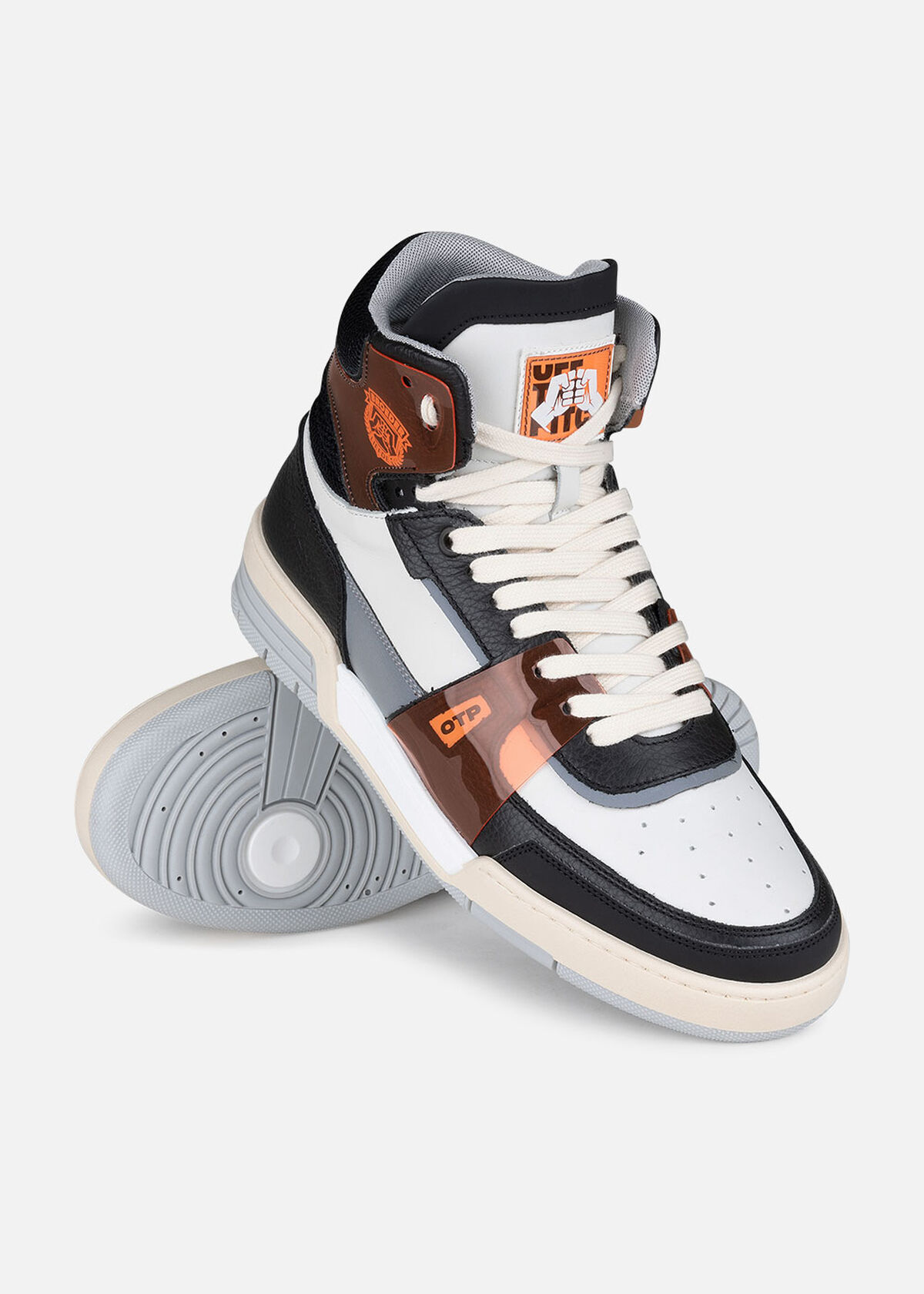 Basketta Hi BL, Black/Orange, hi-res