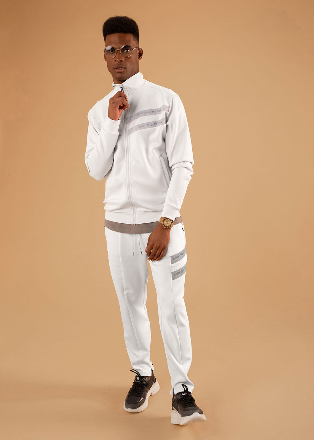 The Mercury Suit - Black - 92% Polyester 8% Elasta, Light Grey, hi-res