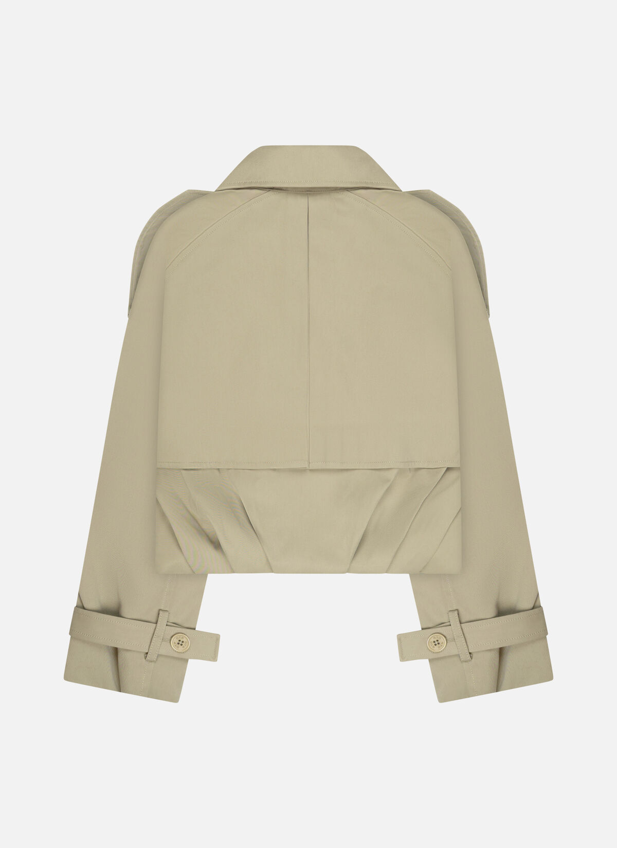 Pleated Trench Jacket, Neon Mint Green, hi-res