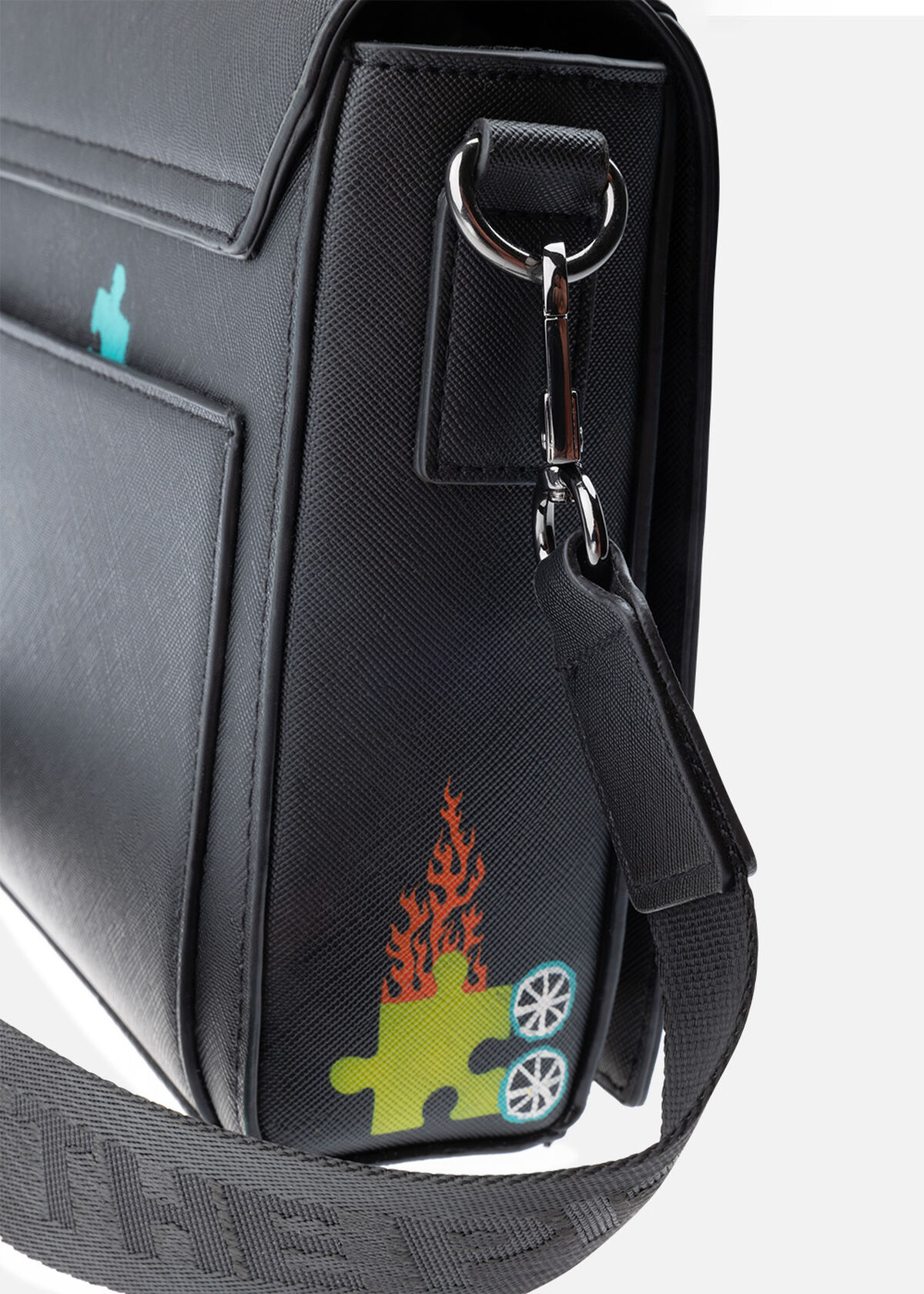 Cyber Custom Messengerbag, Black/Yellow, hi-res