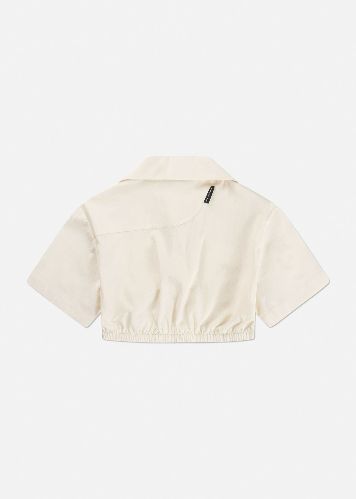 WMNS Cropped Shirt, Off white, hi-res