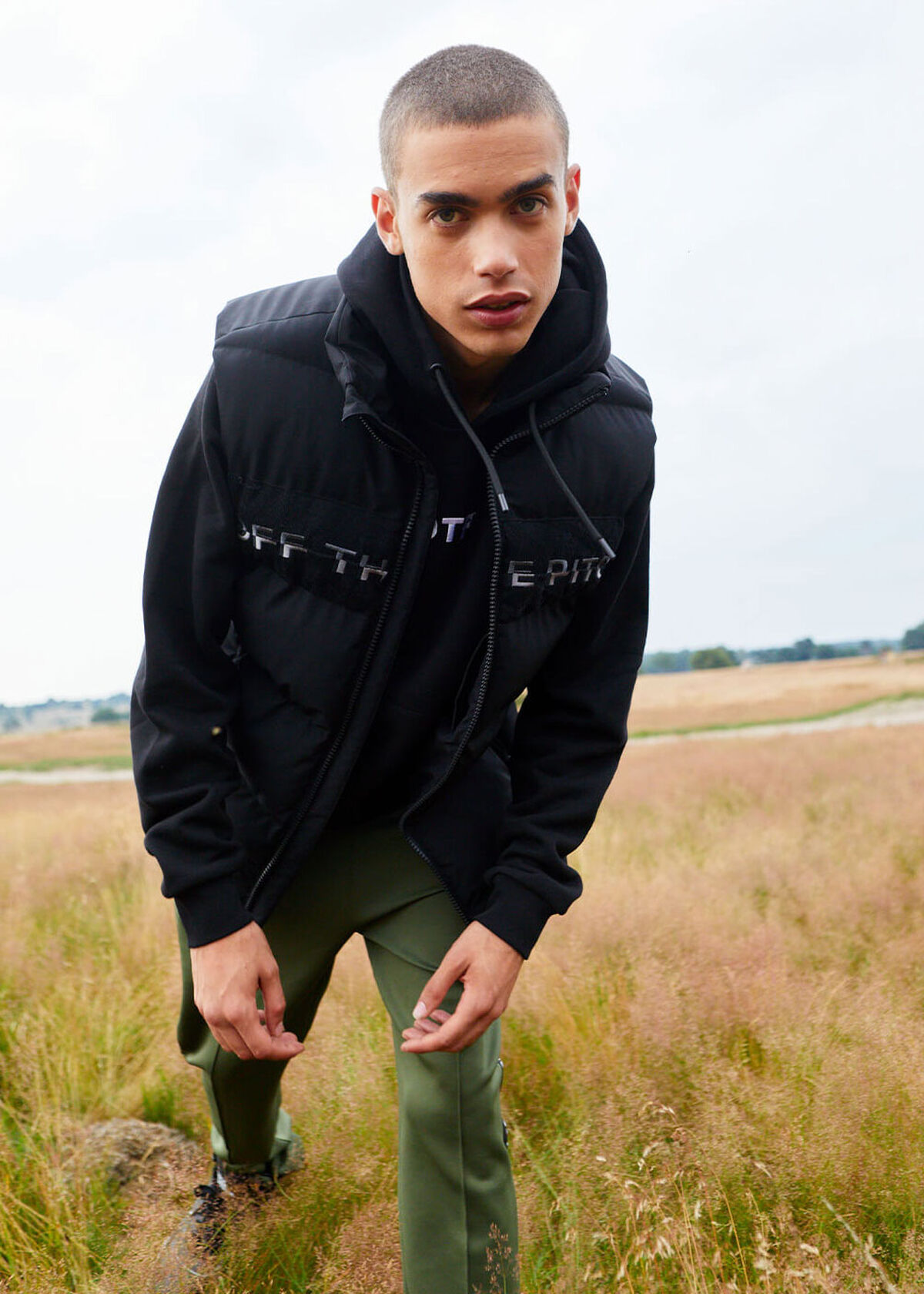 The Soul Down Gilet, Black, hi-res