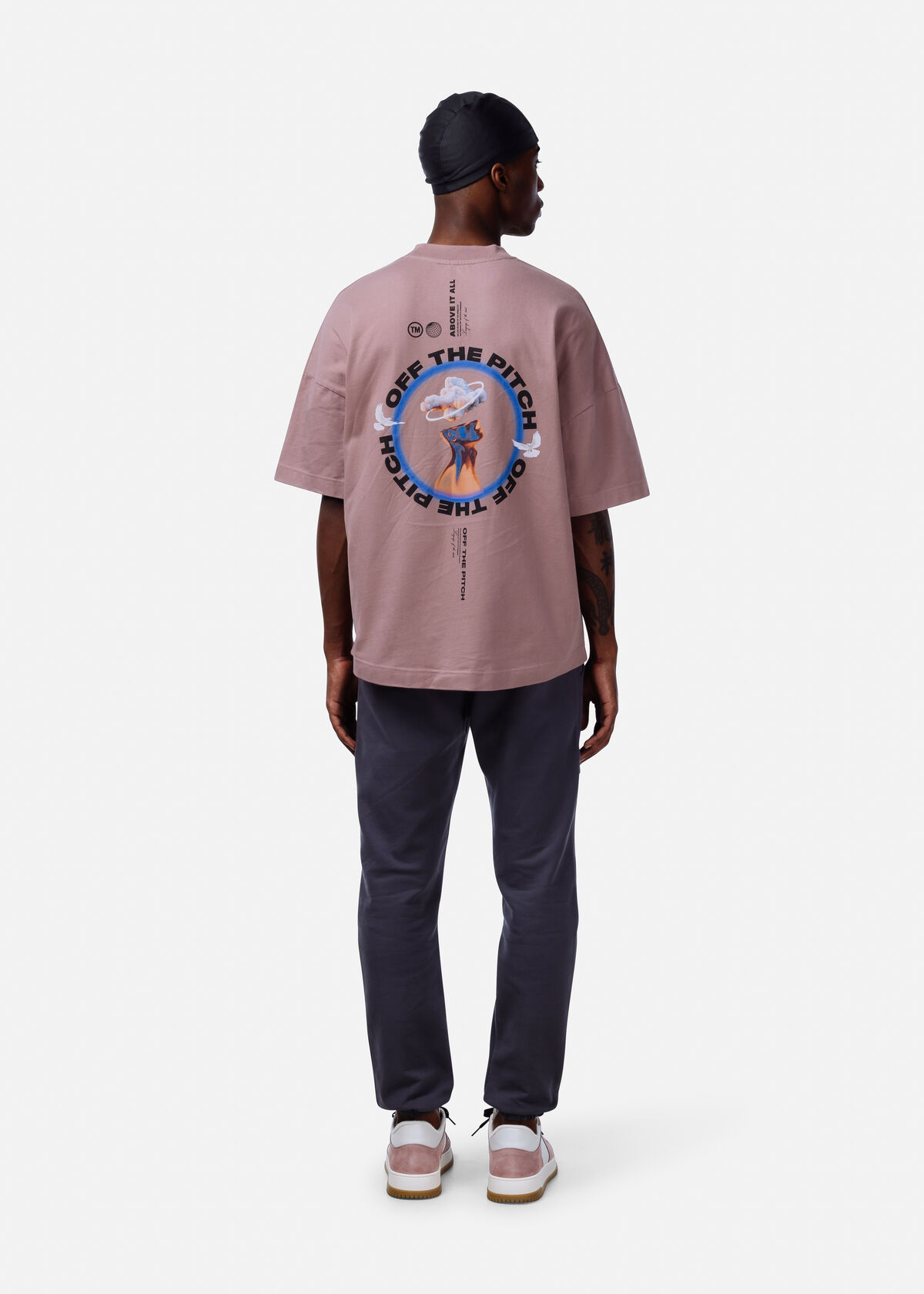 Sky- High Oversized Tee Unisex, Red/Red, hi-res