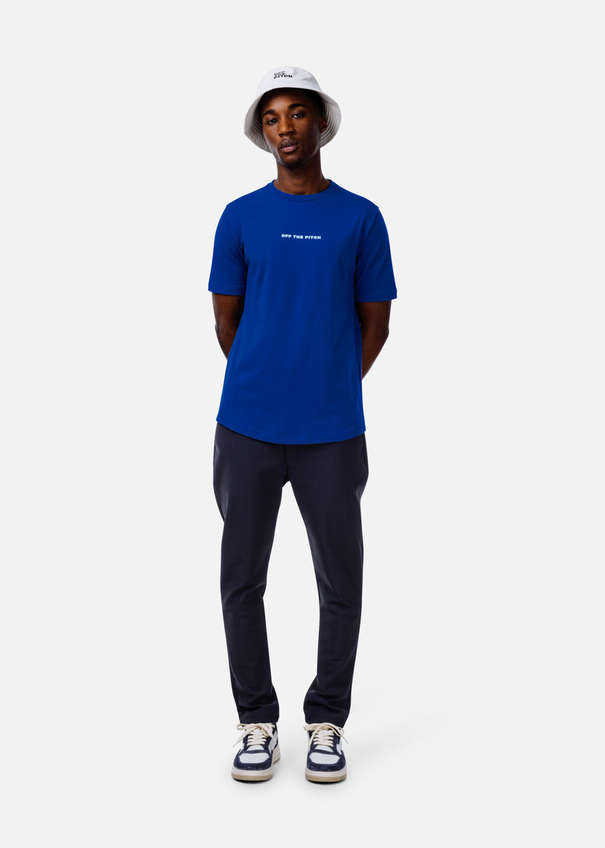 Duplicate Slim Fit Tee, Lead Blue, hi-res
