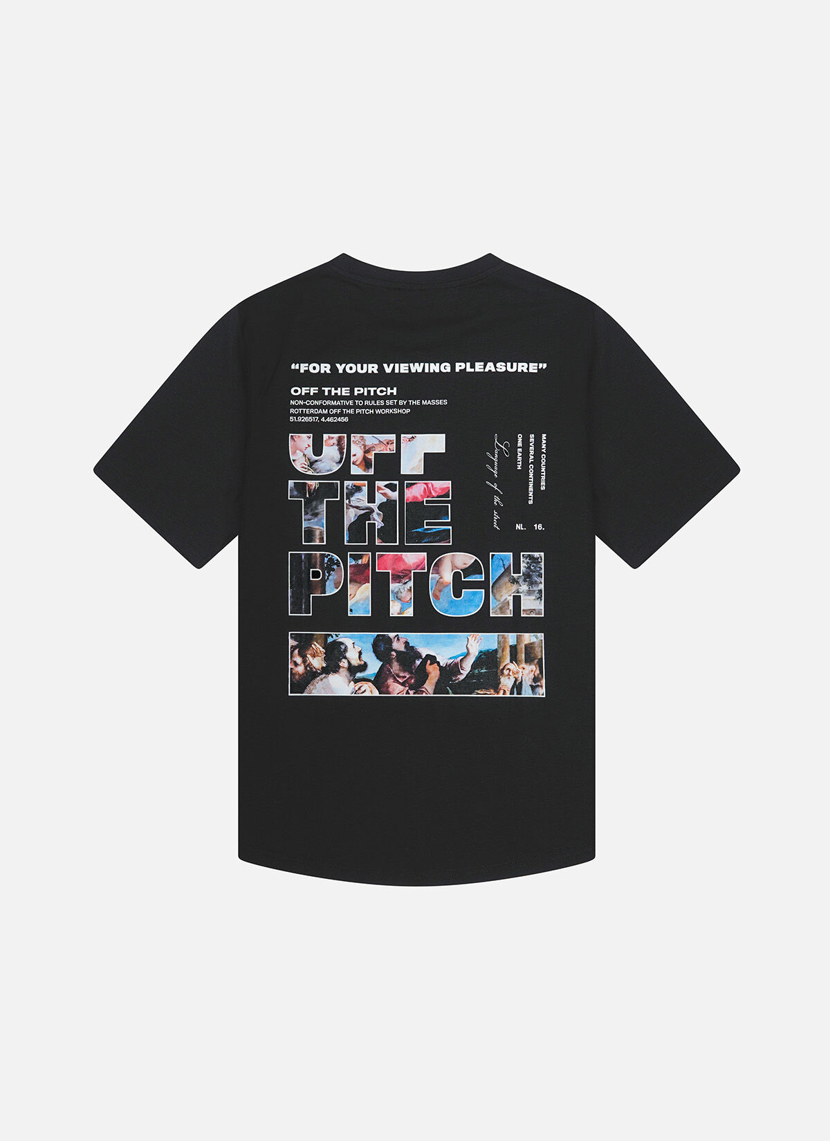 Saint Slim Fit Tee, Black, hi-res