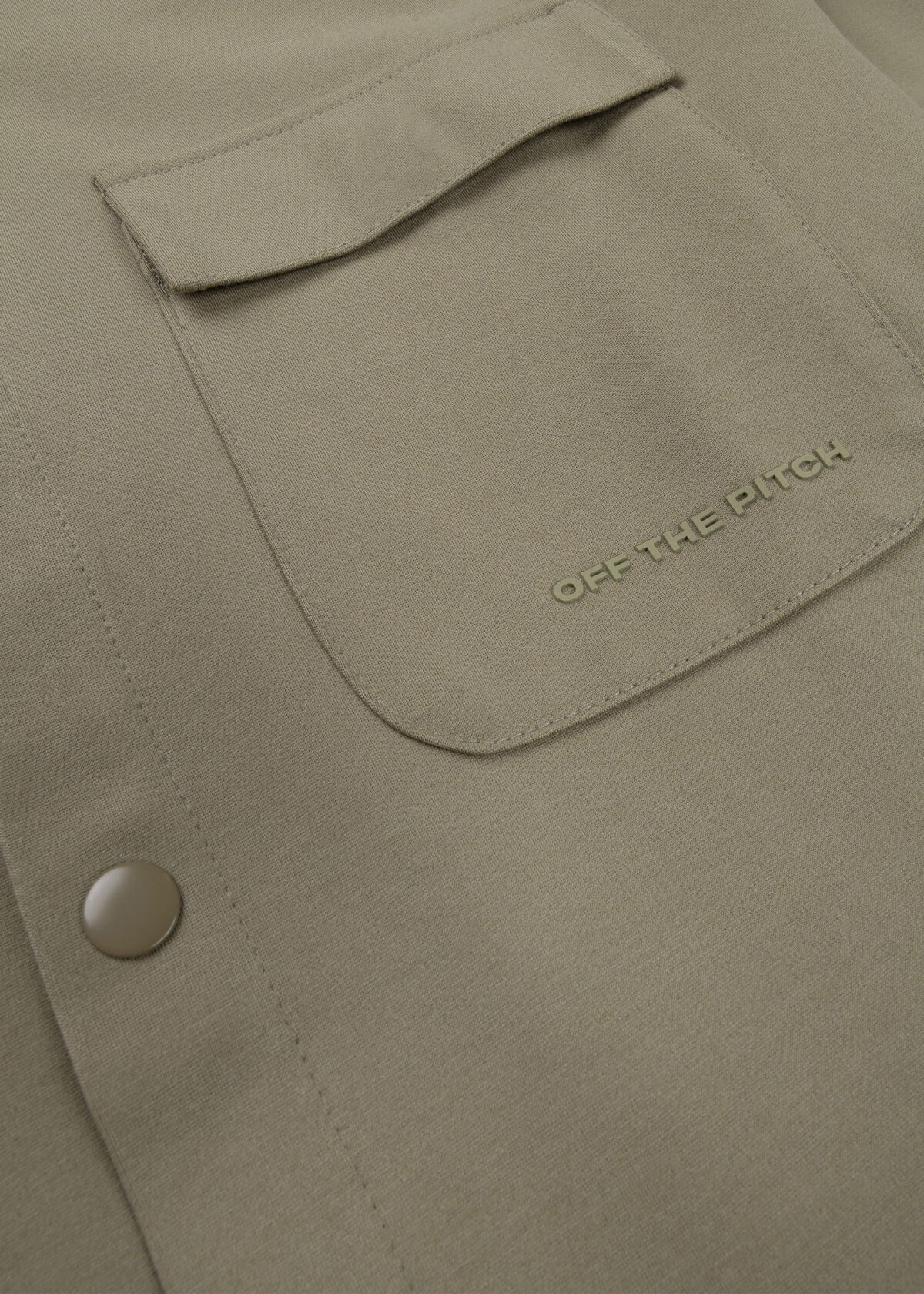 Smart Interlock Overshirt, Dark green, hi-res