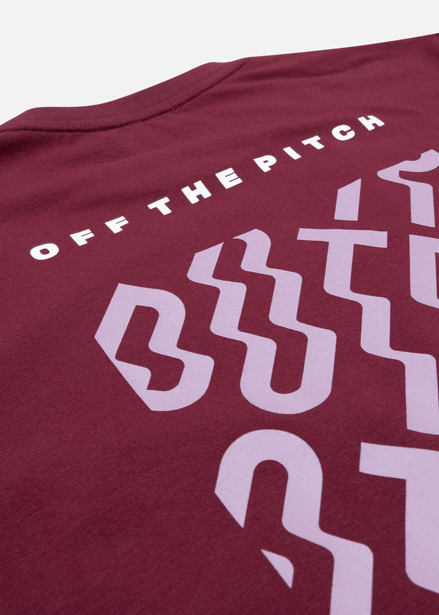 Slim Fit Tee Backburn Flash, Bordeaux, hi-res
