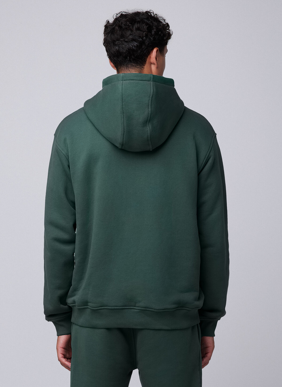 Wardrobe Essentials Full Zip, Forest Green, hi-res