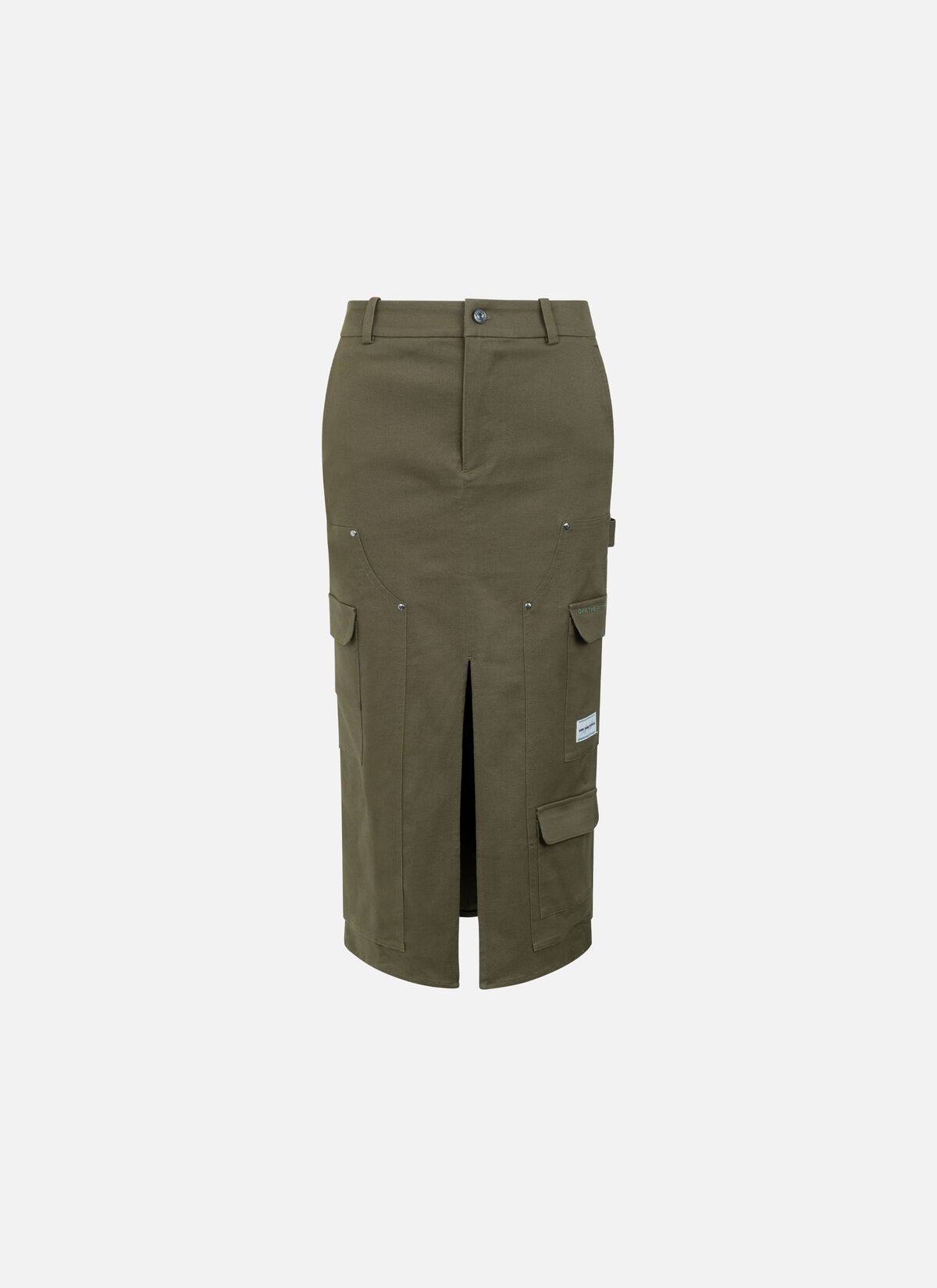 Carpenter Skirt, Dark green, hi-res
