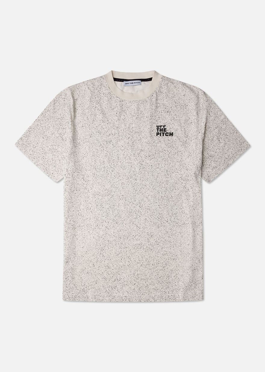 Oslo Regular Tee Digital, Crème, hi-res