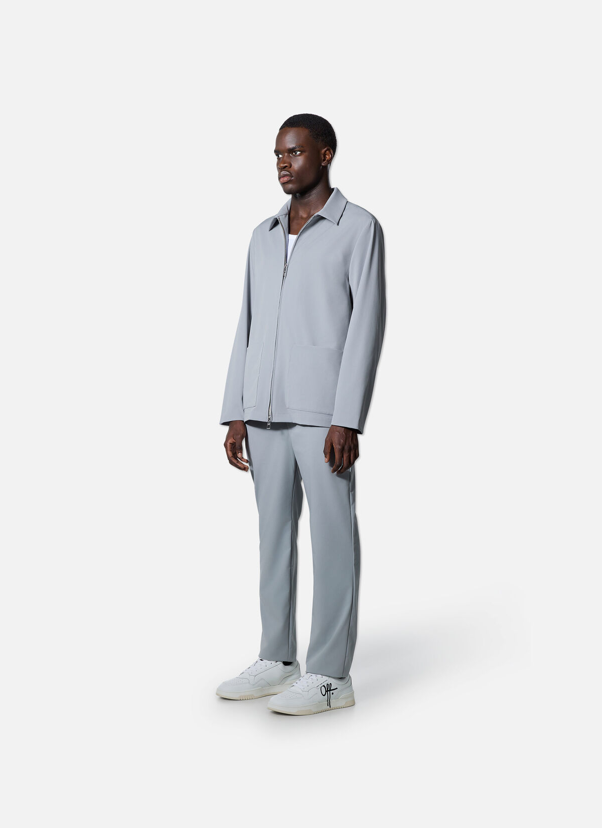 Technical Overshirt, Grey, hi-res