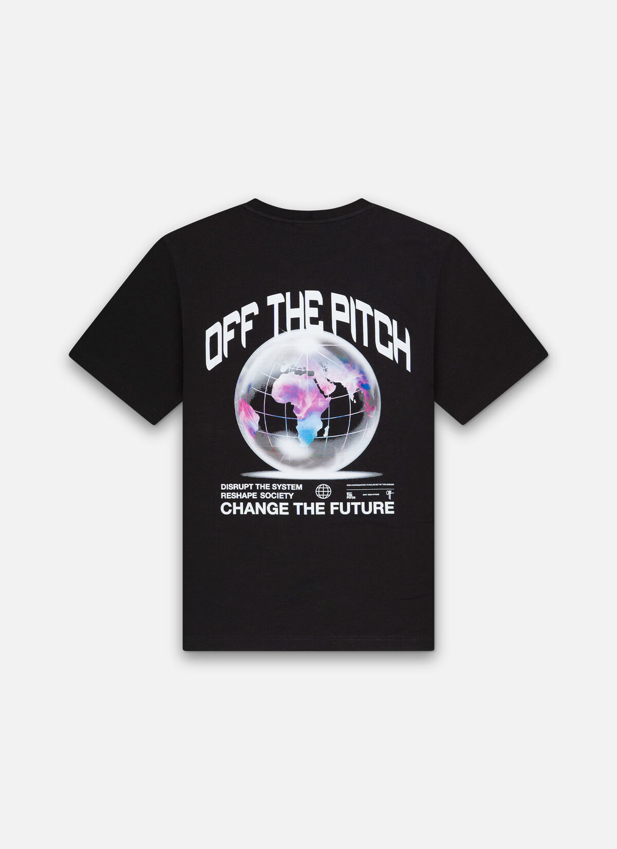 Globe Regular Tee, Black, hi-res