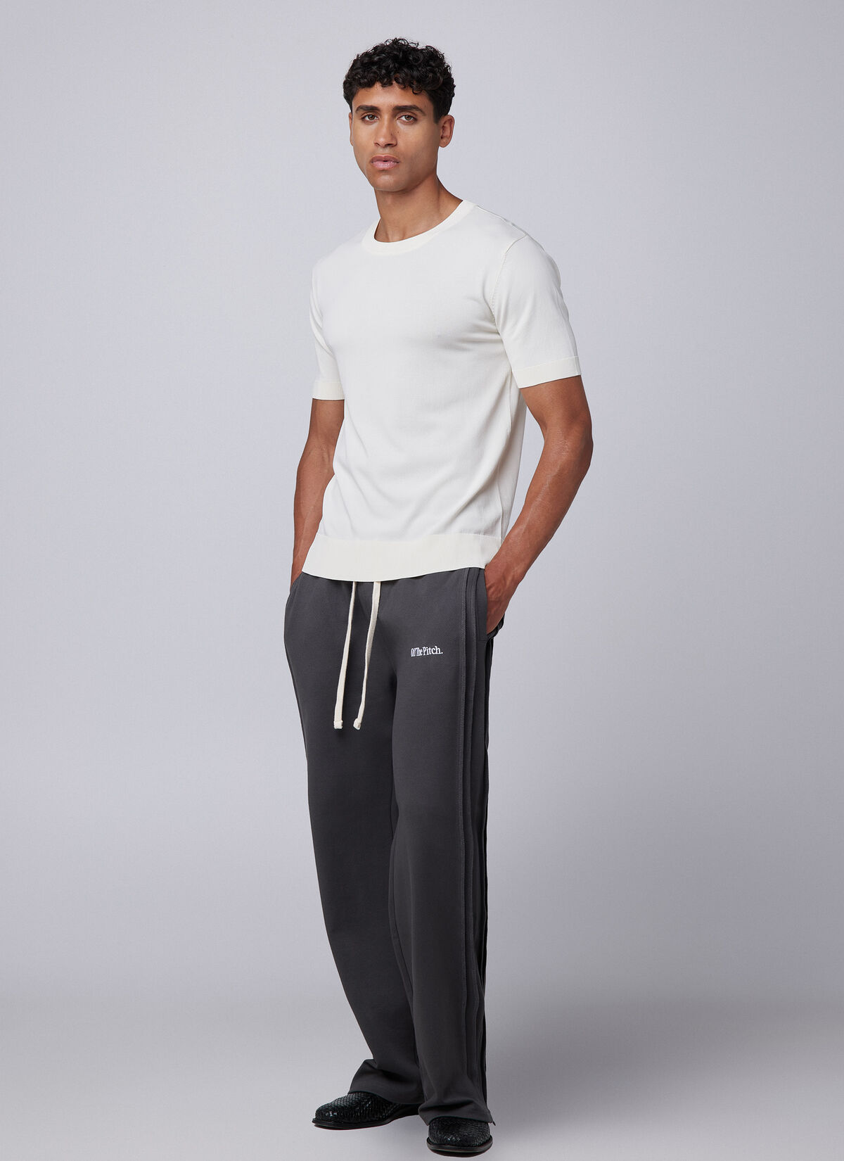 BLH Regular Knit Tee, Off white, hi-res