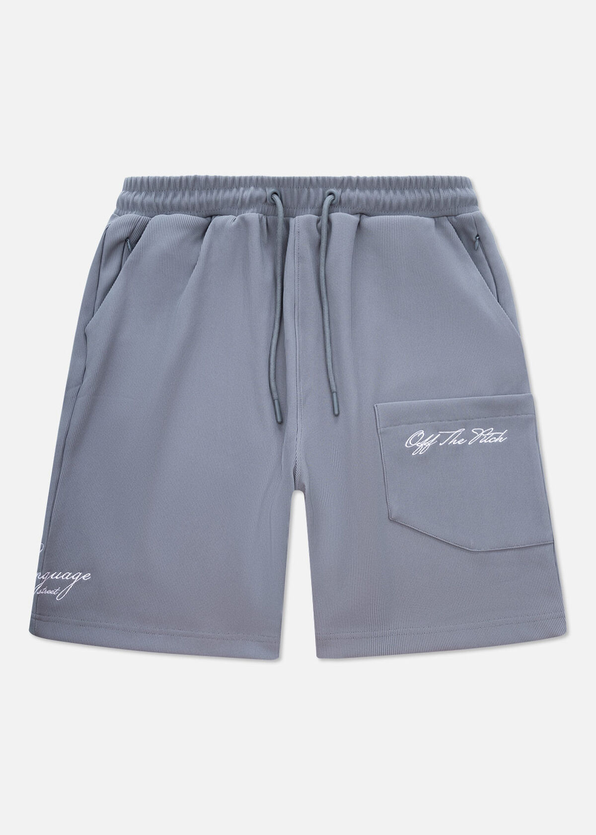 Double Script Short, Ultimate Grey, hi-res