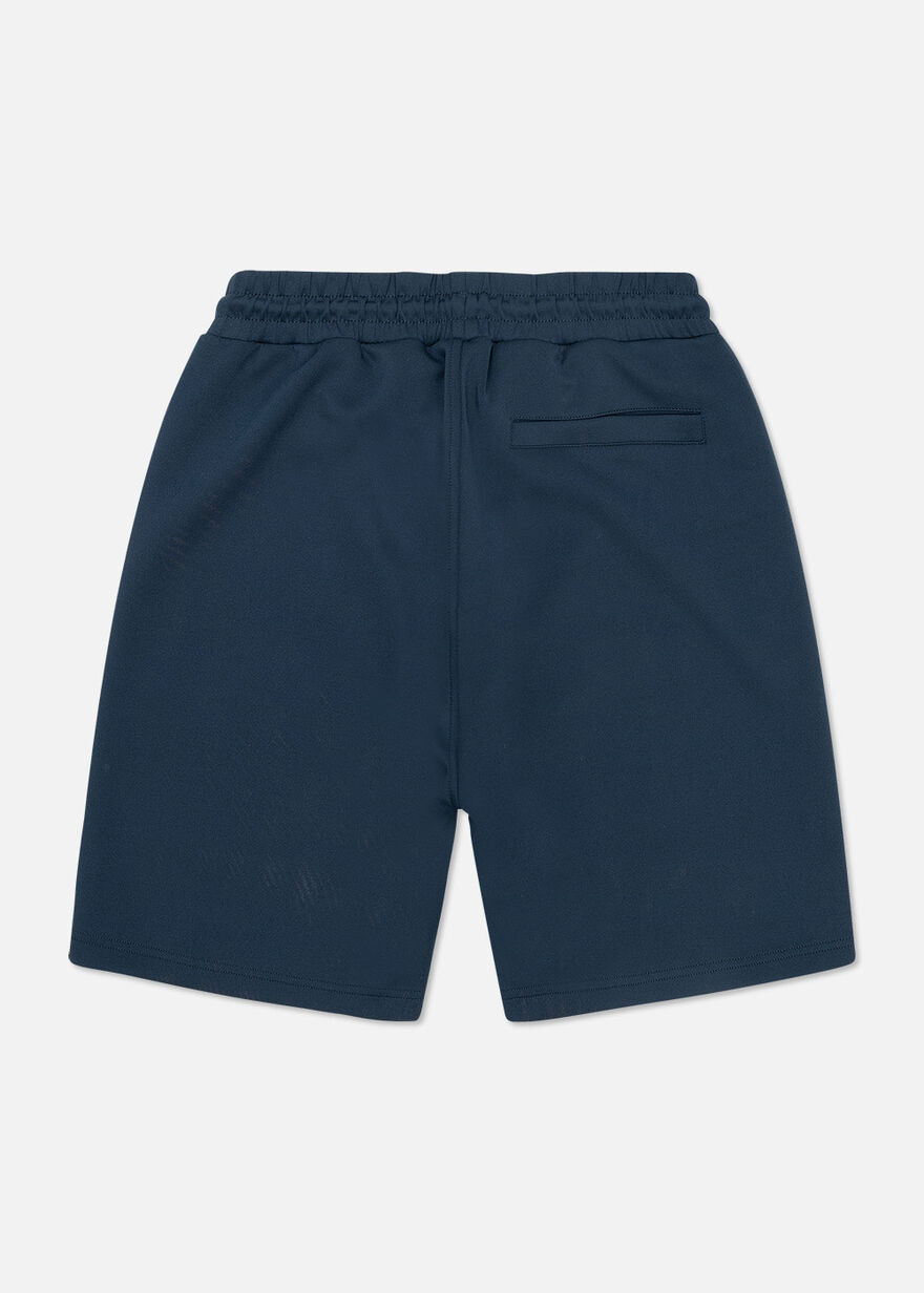 College Track Shorts - 95% Polyester / 5% Elastane, Navy/Black, hi-res