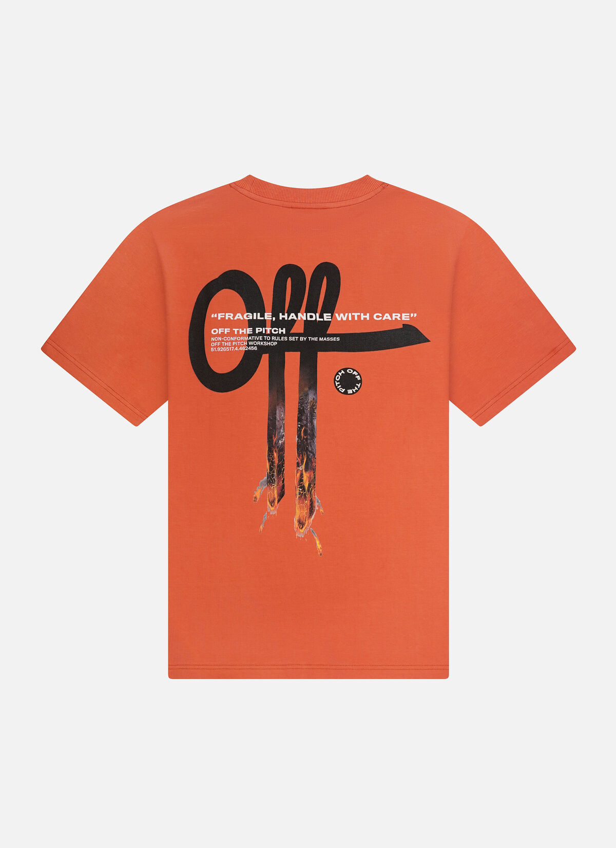 Blast Regular Fit Tee, Orange/Brown, hi-res