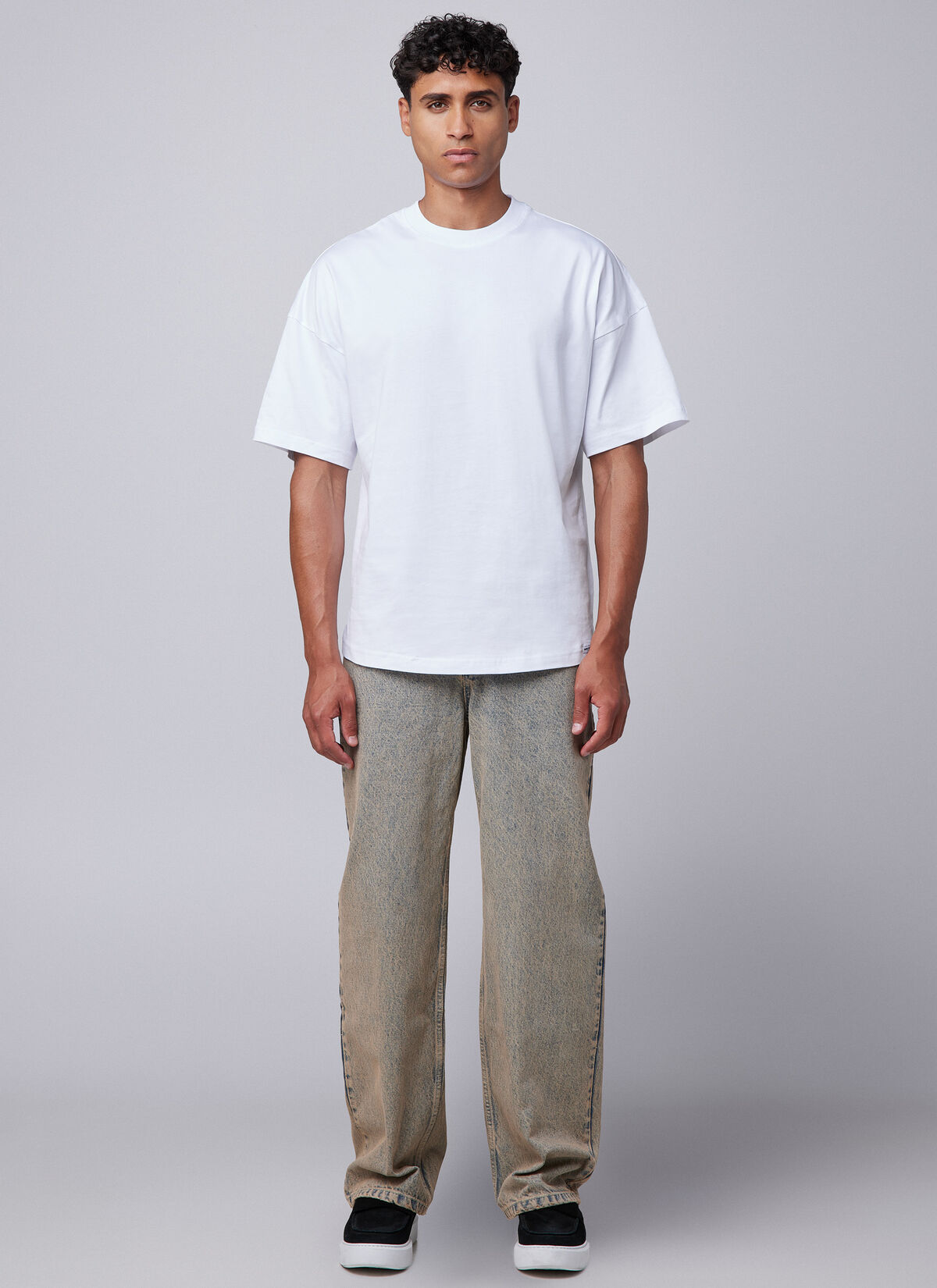 Lava Oversized Tee, White, hi-res