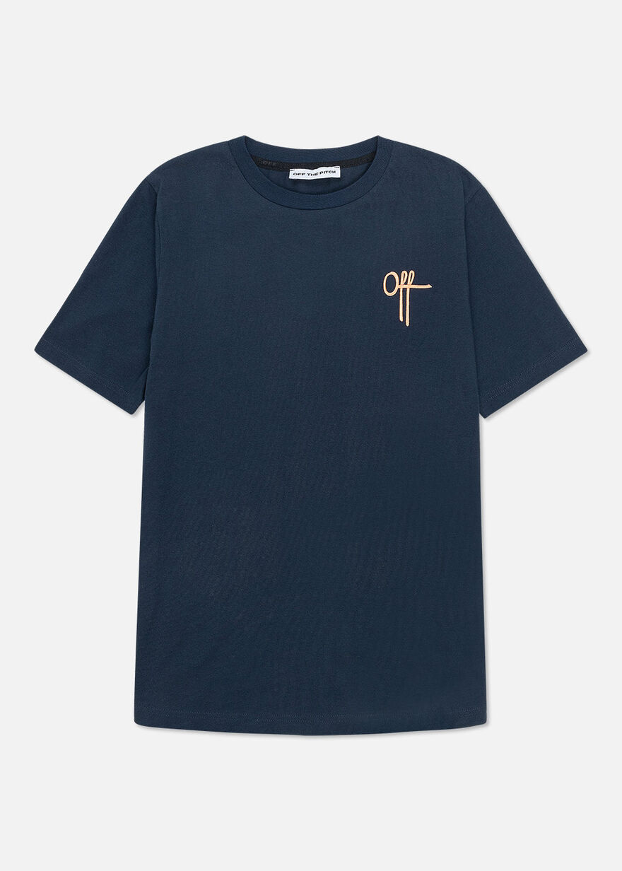3.0 Slim Fit Tee - 95% Cotton / 5% Elastane, Navy/Black, hi-res