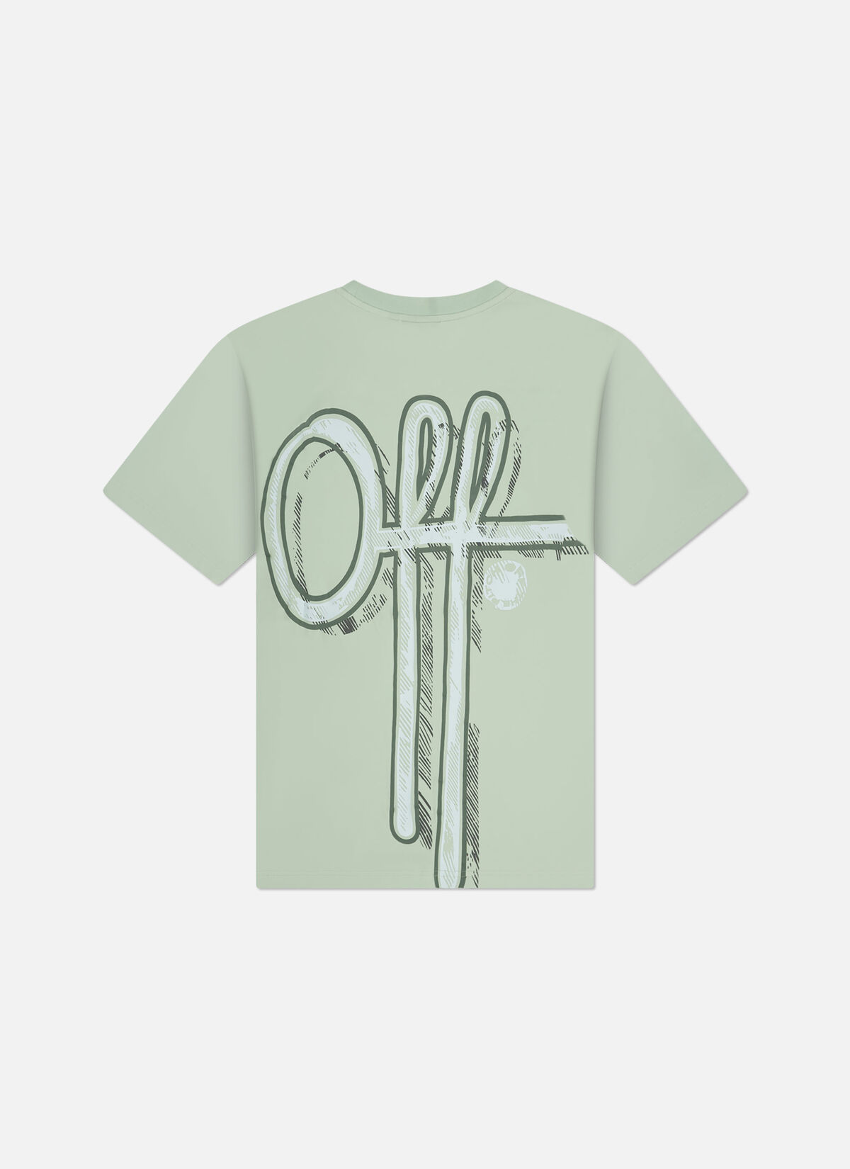 Landscape Regular Tee, Lime, hi-res