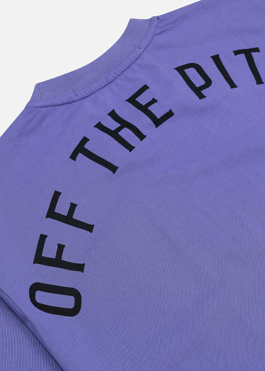 Loose Fit Pitch Tee - 100% Cotton, Purple, hi-res