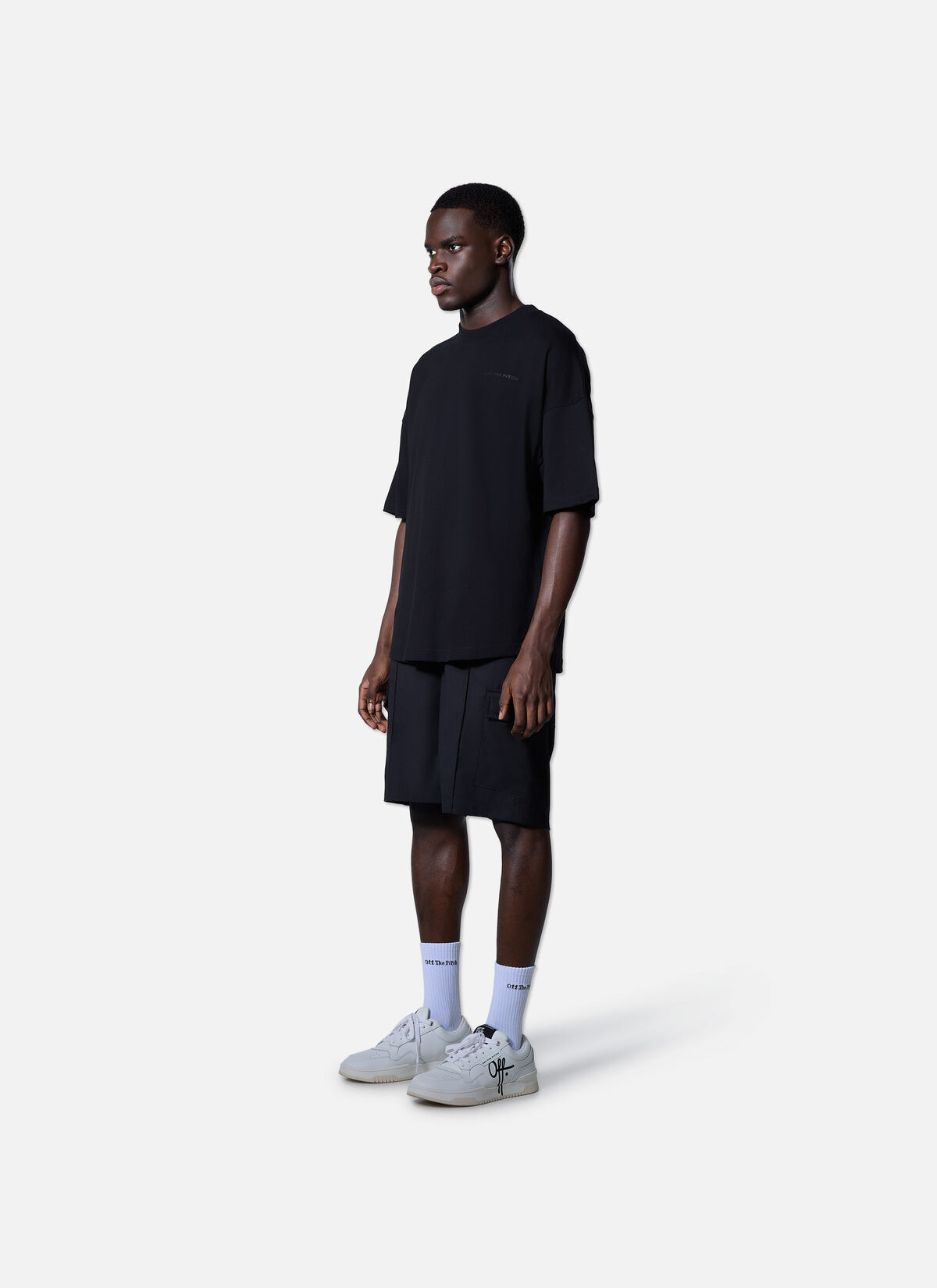 Season Oversized Tee, Black, hi-res