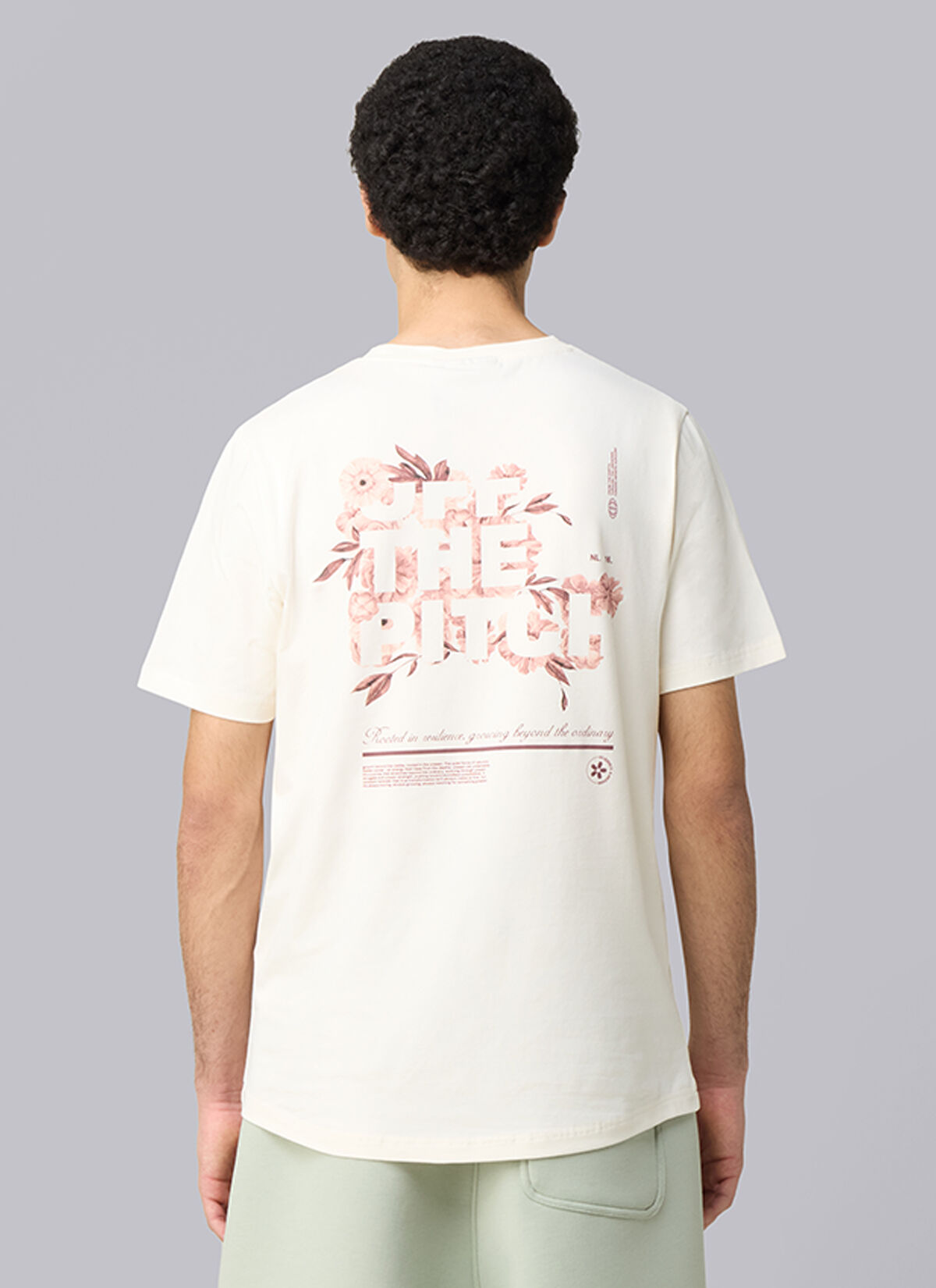 Blossom Slim Fit Tee, Off white, hi-res