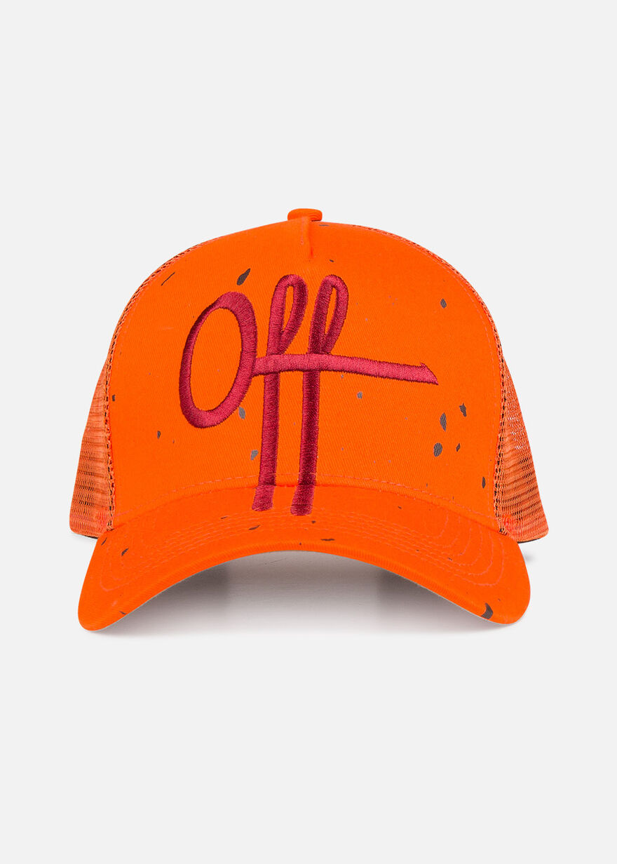 The Cosmic Trucker- Orange- 100% Cotton, Orange, hi-res