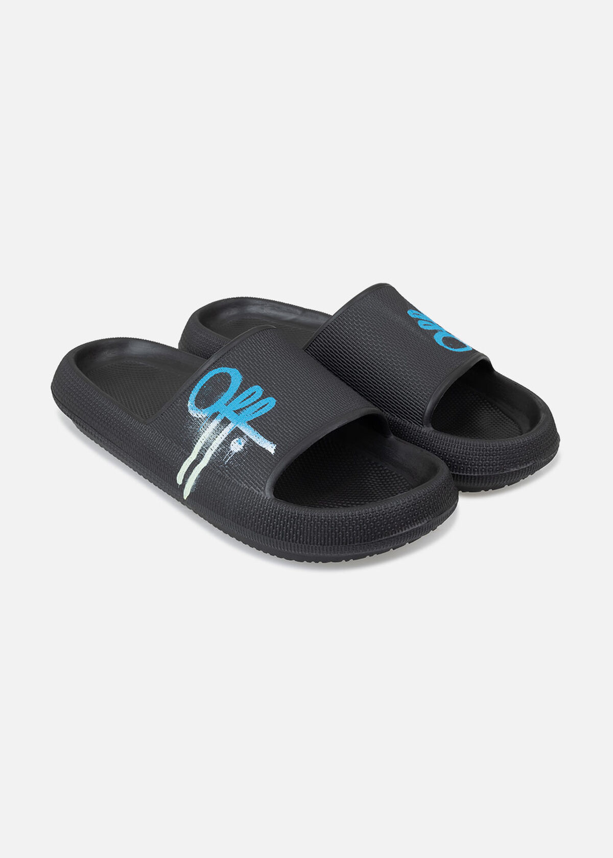 Slide-Off Foam, Black/Miscellaneous, hi-res