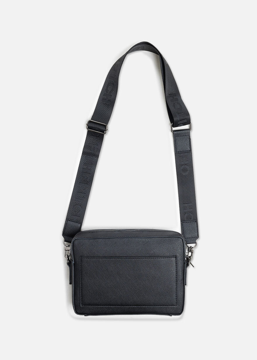 Saviano Messengerbag, Black, hi-res