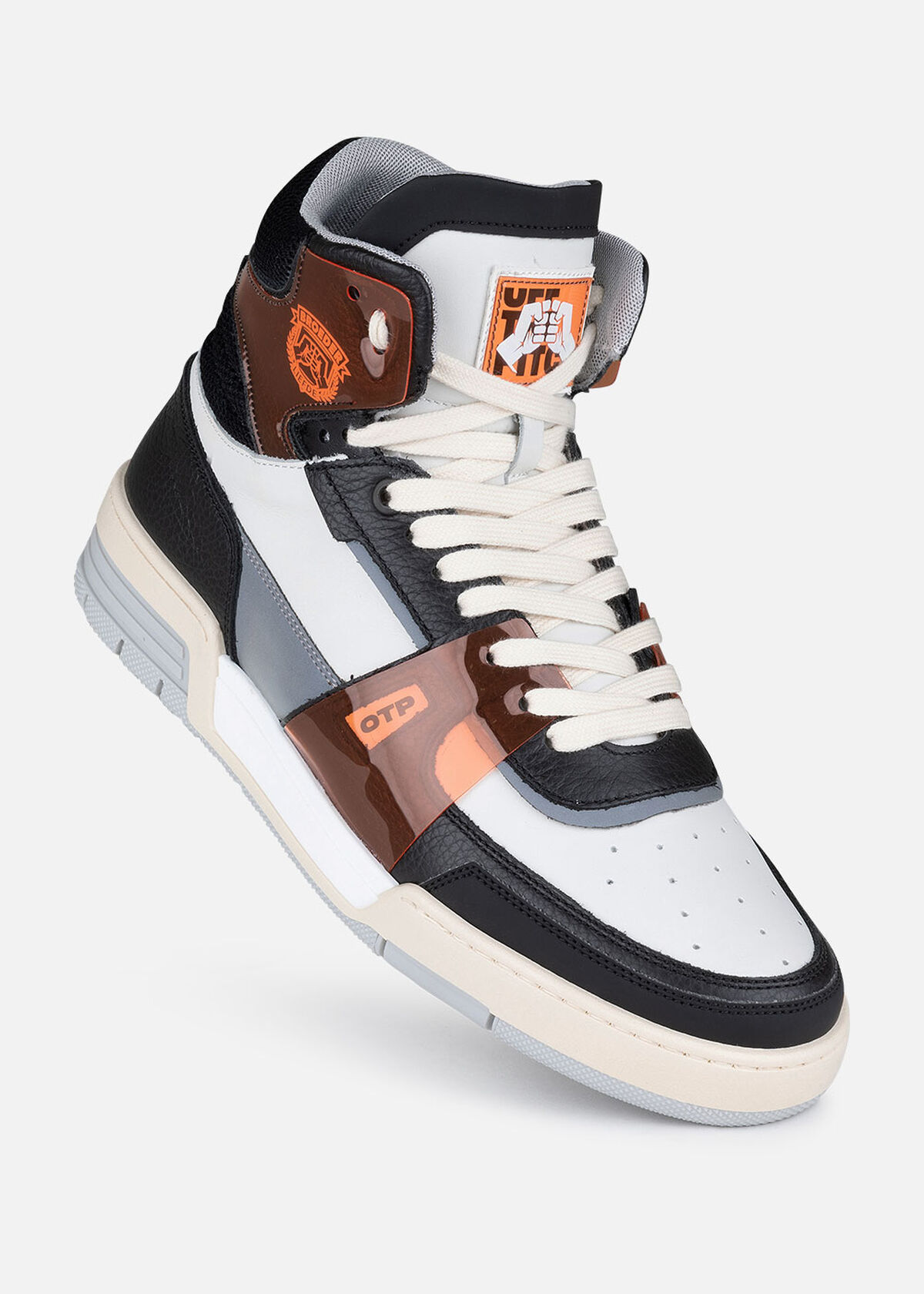 Basketta Hi BL, Black/Orange, hi-res