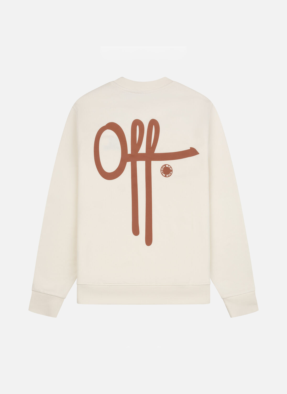 Full Stop Crewneck, Off white, hi-res