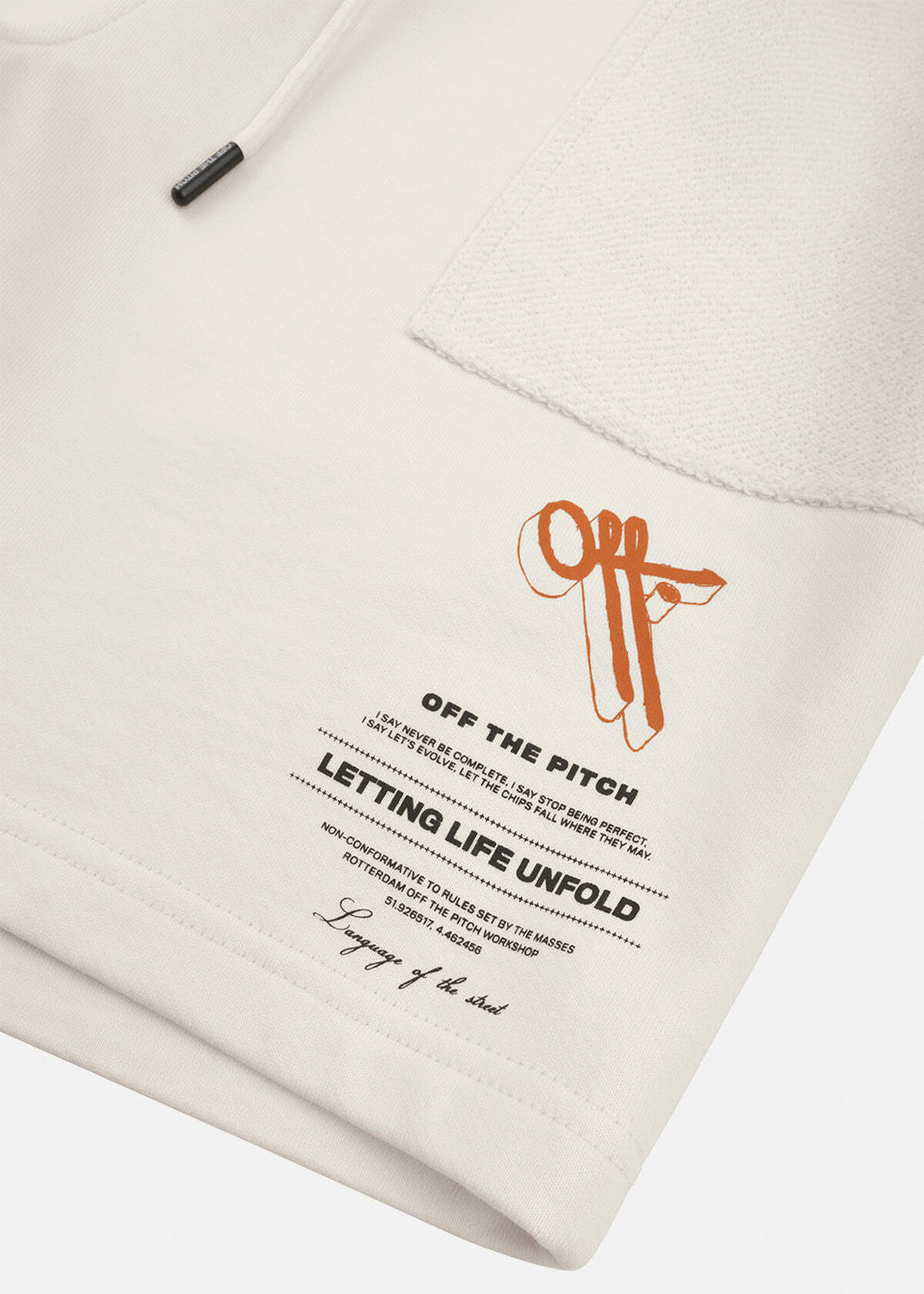Unfold Sweatshorts, Off white, hi-res