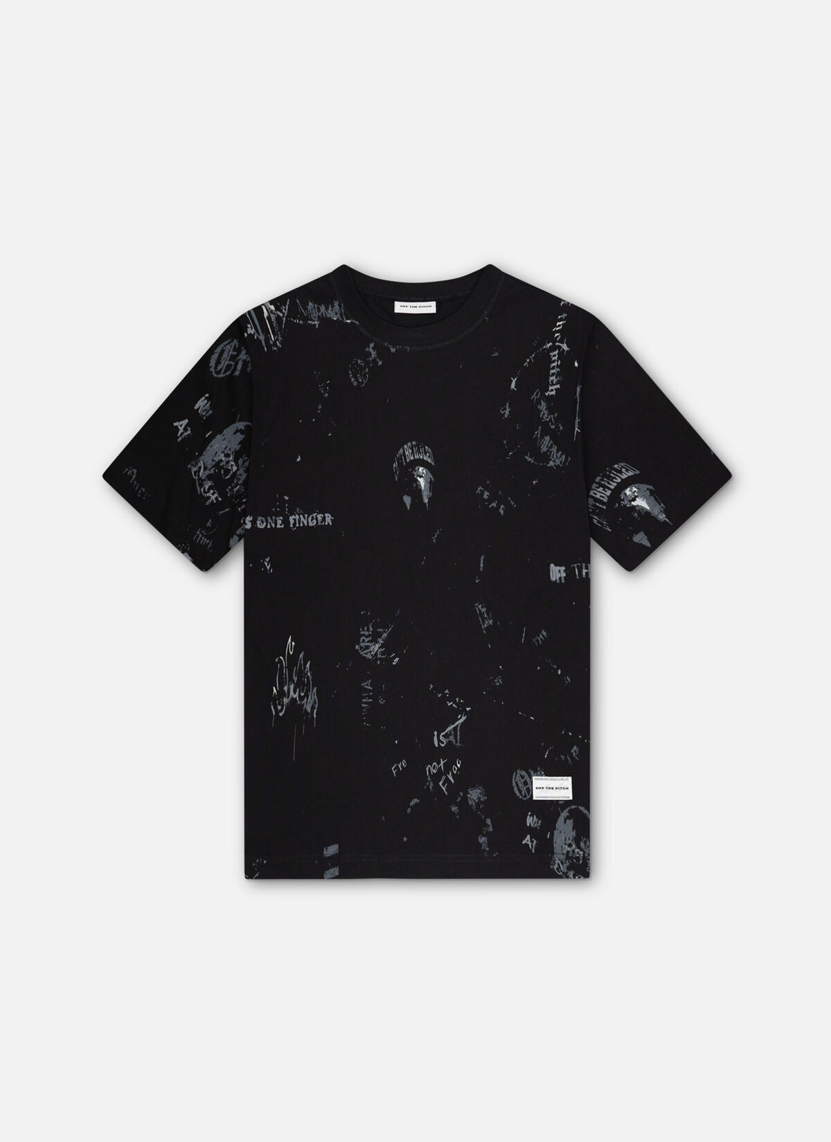 Rebellion oversized tee, Black, hi-res