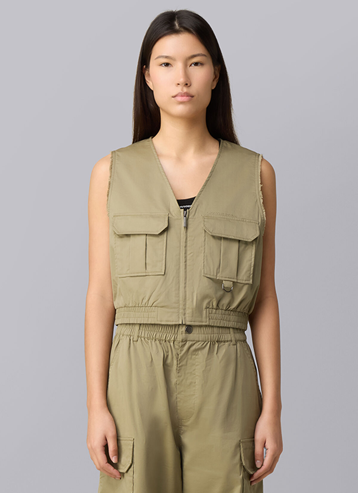 Utility Mira Vest, Neon Mint Green, hi-res