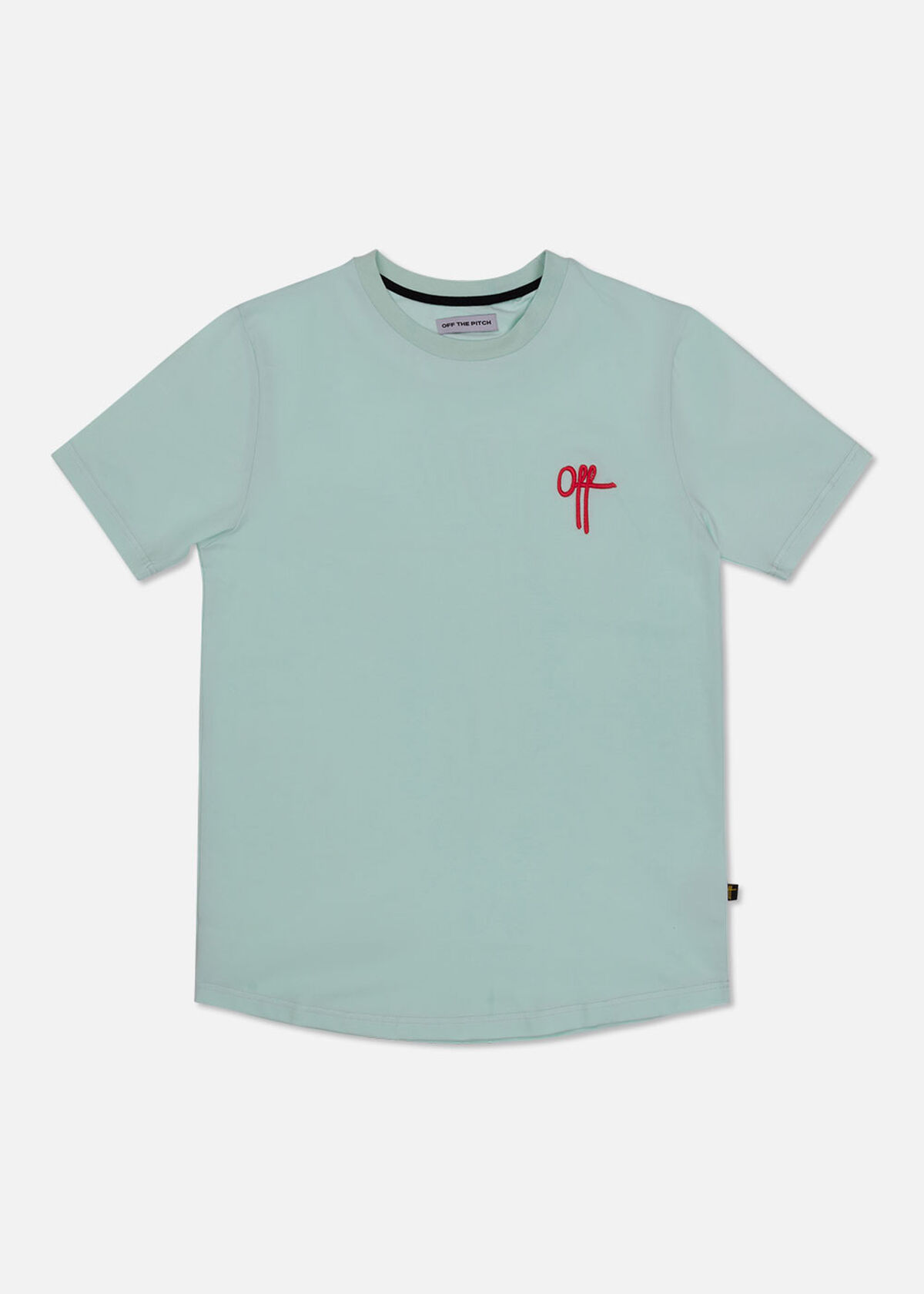 Stockholm Slim Tee Embossed, Turquiose, hi-res