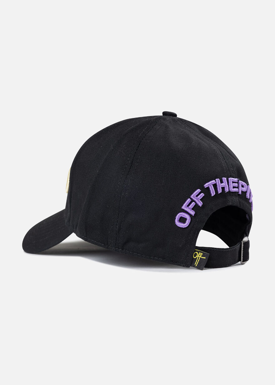 Off-set Cap, Black/Yellow, hi-res