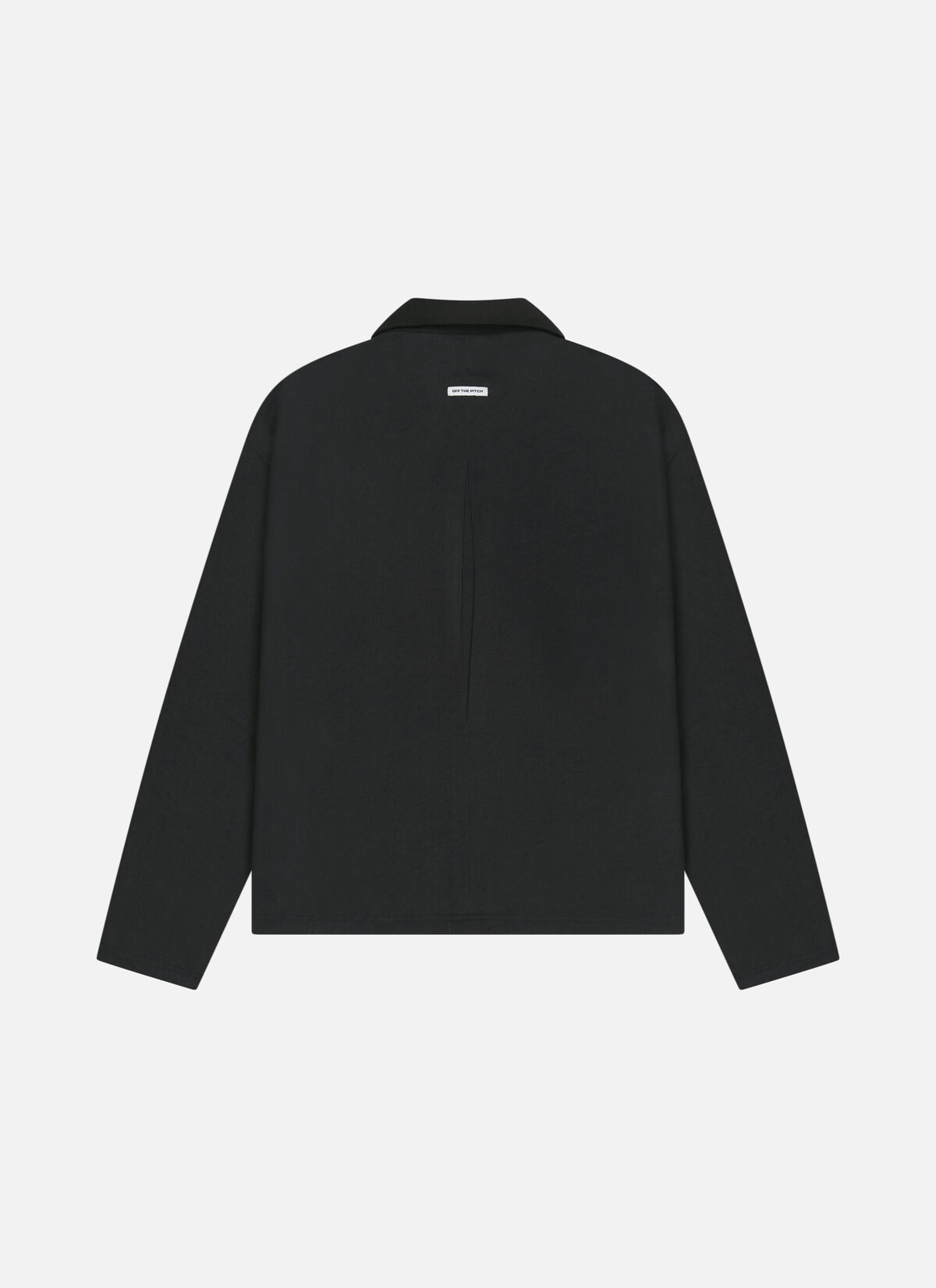 Satin Panel Shirt, Black, hi-res