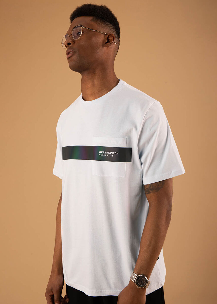 The Nova Regular tee- Black- 100% Cotton, White, hi-res