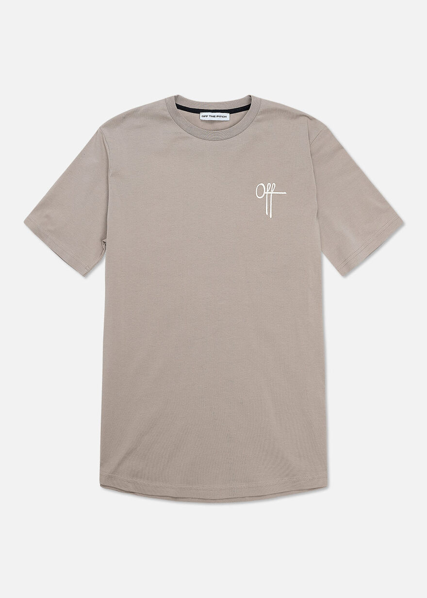 3.0 Slim Fit Tee - 95% Cotton / 5% Elastane, Sand, hi-res