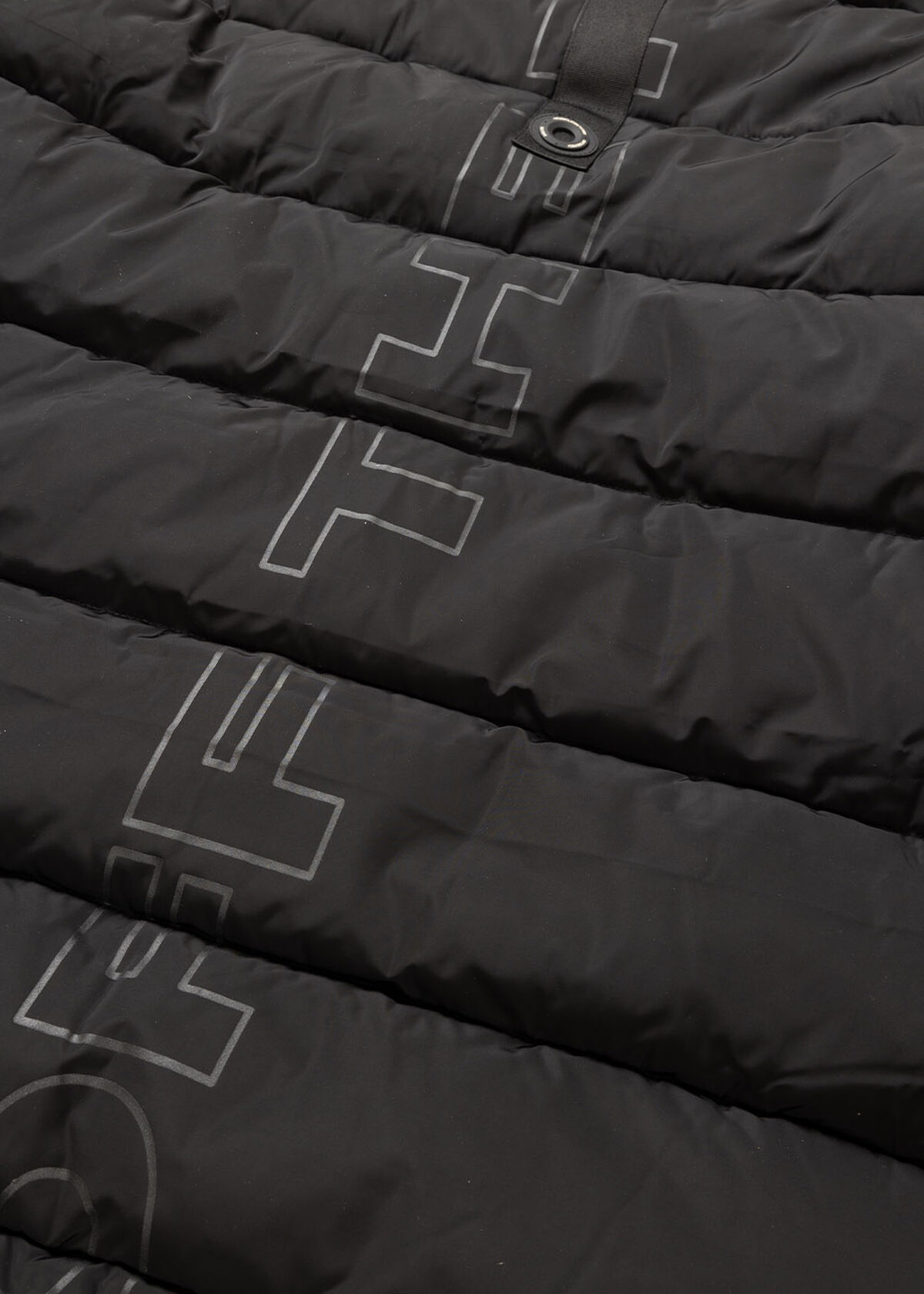 Longline Puffer, Black, hi-res