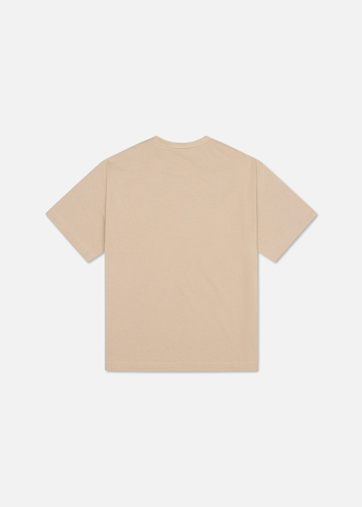 Script Loose Fit Tee Unisex, Sand, hi-res